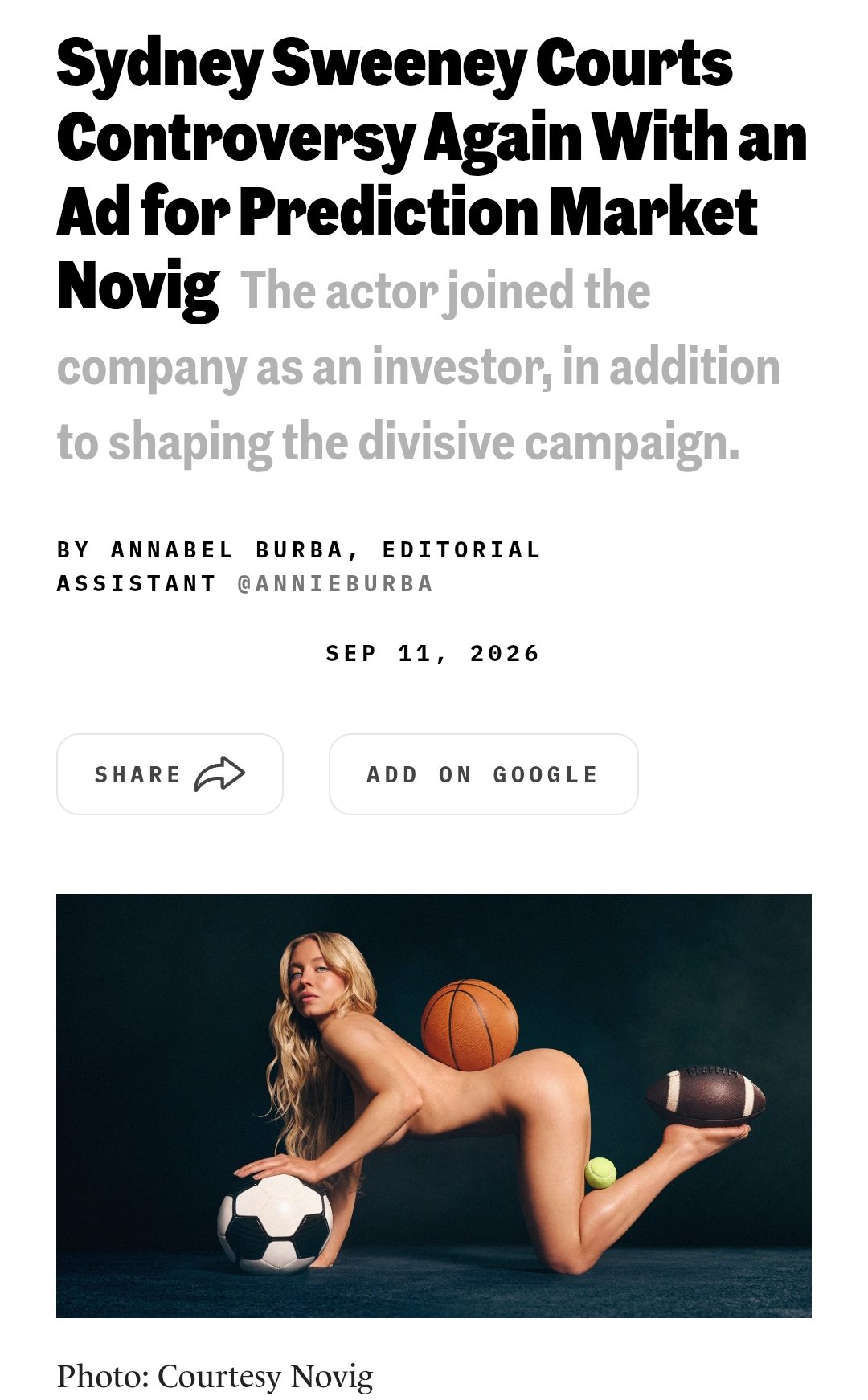 SYDNEY NOVIG